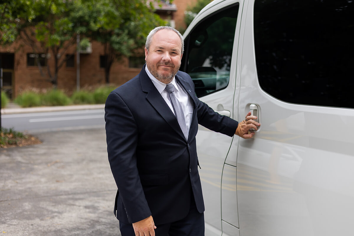 InvoCare Funeral Director's Assistant with Hearse